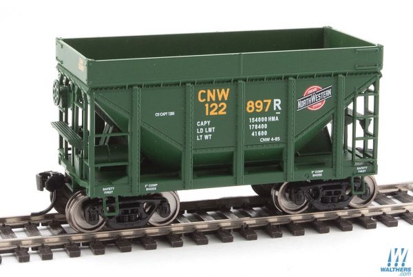 910-58152 Walthers Mainline HO 24' Michigan Taconite Ore Car 6-Pack - Ready To Run -- Chicago & North Western(TM) #112425, 118705, 122457, 122973, 122885, 122897