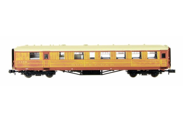 2P-011-305 Dapol N gauge Gresley Teak Buffet Coach 9128