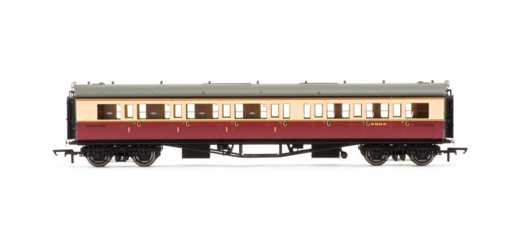 BR Collett Coach Corridor Composite LH, Crimson and Cream BR Collett Coach Corridor Composite LH, Crimson and Cream