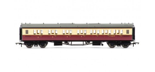 R4688 Hornby OO BR Collett Coach Corridor Composite RH, Crimson and Cream 6029