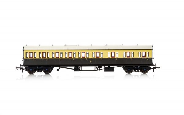 R4875A Hornby OO GWR, Collett 57' Bow Ended E131 Nine Compartment Composite (Right Hand), 6627