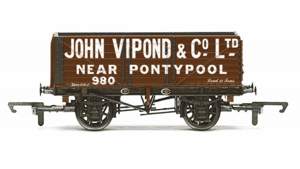 R6812 Hornby 00 7 Plank Wagon, John Vipond 980