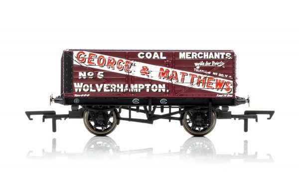 R6876 Hornby 00 7 Plank Wagon, George & Matthews No 5