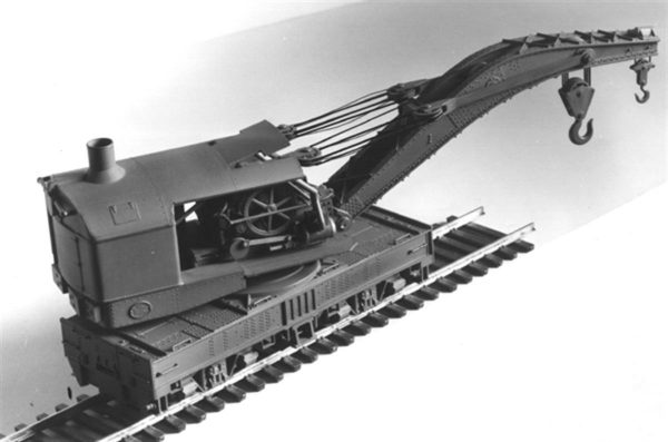 4010 Titchy Trains HO 120-Ton Brownhoist Railroad Wrecking Crane - Kit -- Undecorated - Image 2