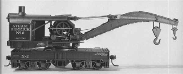 4010 Titchy Trains HO 120-Ton Brownhoist Railroad Wrecking Crane - Kit -- Undecorated - Image 3