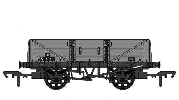 906018 Rapido UK OO Diagram 1347 5 plank open -  BR no. S14571