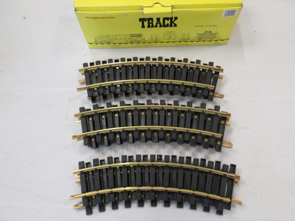 ART-11000 AristoCraft G Scale Secondhand small curved euro track 4' diameter - pack 11