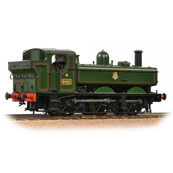 31-639 Bachmann OO GWR 64XX Pannier Tank 6421 BR Lined Green (Early Emblem) - Image 2