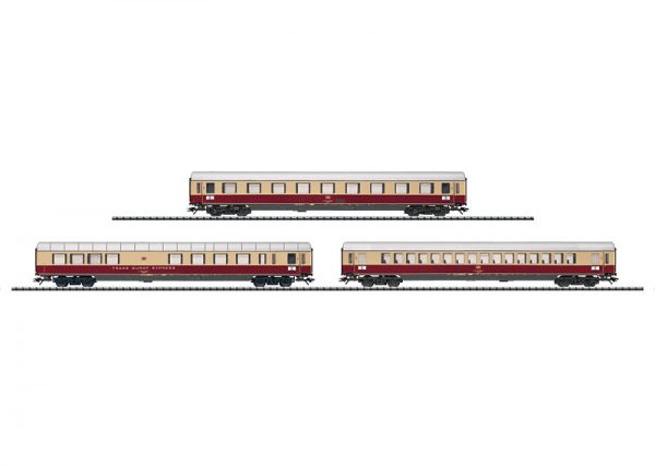 23427 Trix HO "TEE Bavaria" Express Train Passenger Car Set (3)