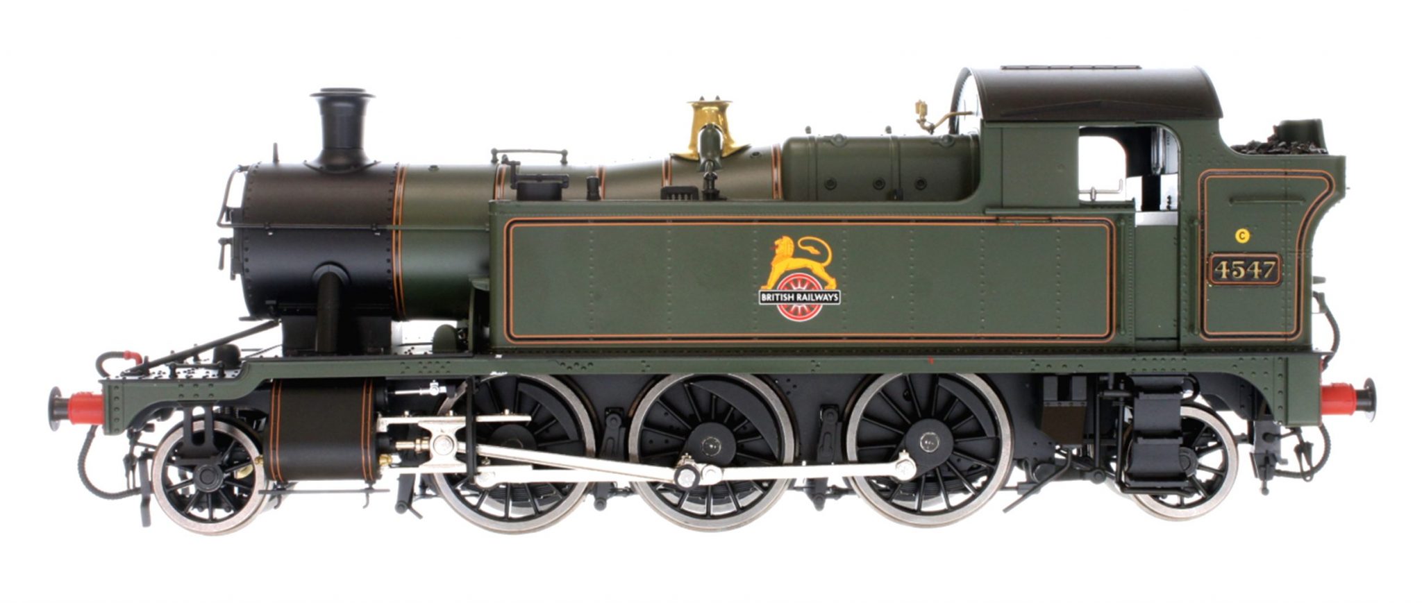 LHT-S-4507 Lionheart O scale 45XX B.R. Lined Green Early Crest 4547 ...