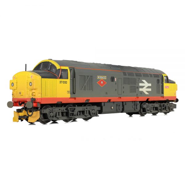 371-474 Graham Farish N gauge Class 37/0 Split Headcode 37032 'Mirage' BR R.freight (Red Stripe) - Image 2