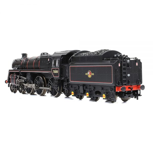 372-729 Graham Farish N gauge BR Standard 5MT with BR1 Tender 73050 BR Lined Black (Late Crest) - Image 3