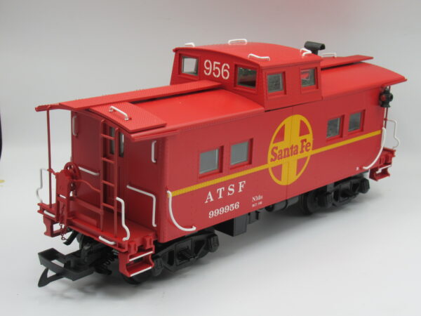 R12169 Secondhand USA Trains G Scale Center Cupola Caboose - Santa Fe 956