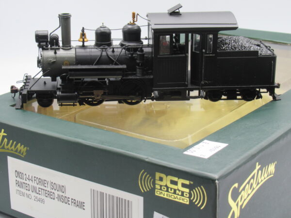 25499 Secondhand Bachmann On30 2-4-4 Forney - painted unlettered inside frame - DCC Sound