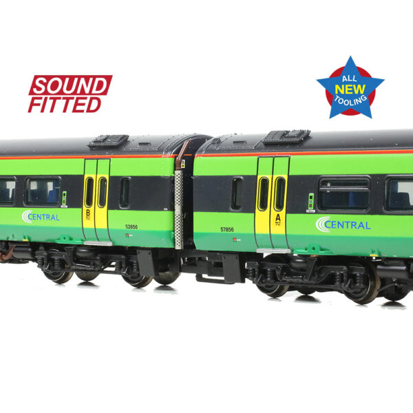 371-862SF Graham Farish N gauge Class 158 2-Car DMU 158856 Central Trains - DCC and Sound Fitted (Copy) - Image 4