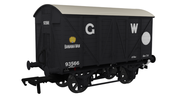 944032 Rapido UK OO GWR ‘Mink A’ (V14/V16) Diagram Y4 - Banana Van GWR No.93566