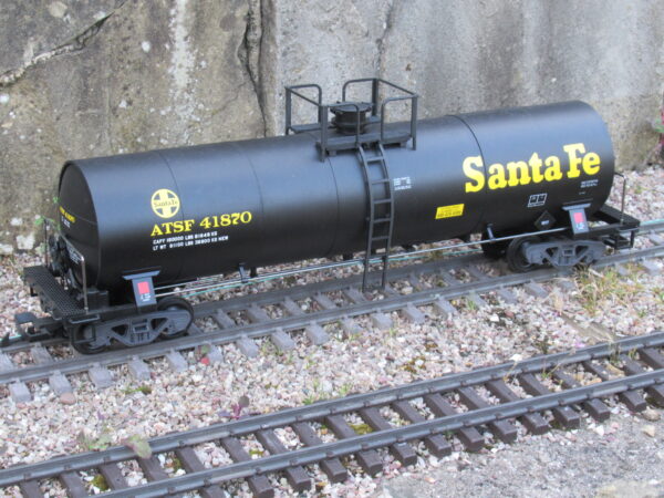 41870 Secondhand LGB G Scale Tank Car - Santa Fe