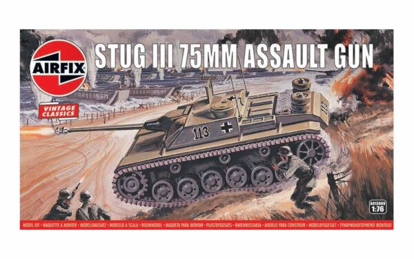 A01306V Airfix 1:76 Vintage Classics Stug III 75mm Assault Gun