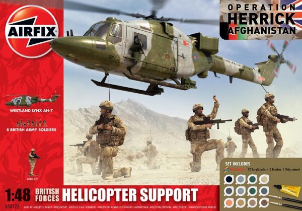 A50112 Airfix 1:48 Operation Herrick Afghanistan Helicopter Support
