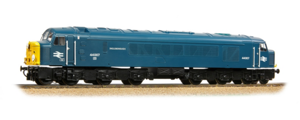 32-652A Bachmann OO Class 44 Disc Headcode 44007 'Ingleborough' BR Blue