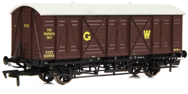 E87058 EFE Rail OO Gauge GWR 10T 'Bloater A' Fish Van GWR Brown (GW)