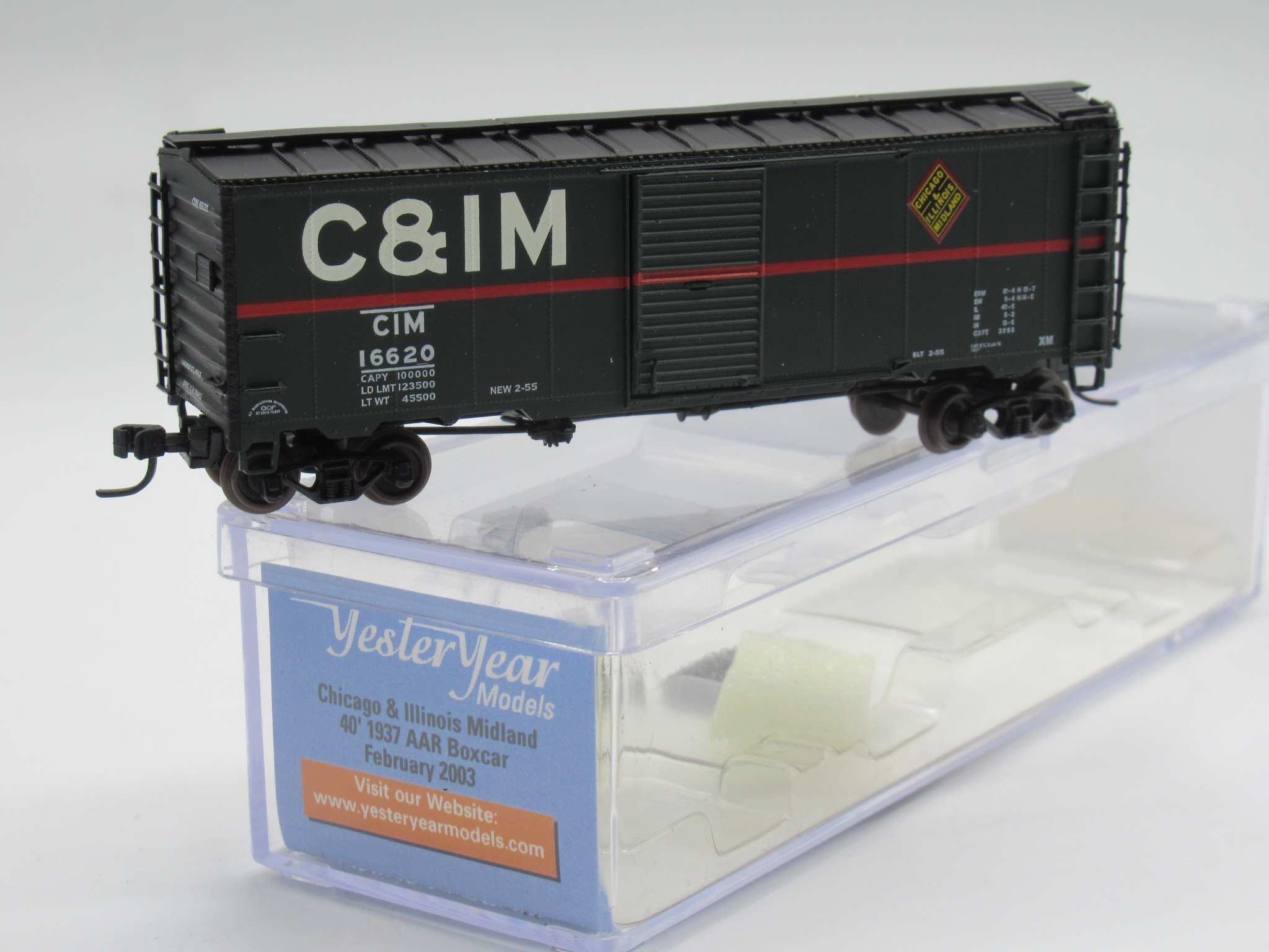 Feb 2023 Secondhand Yesteryear Models N gauge 40′ 1937 AAR Box Car ...