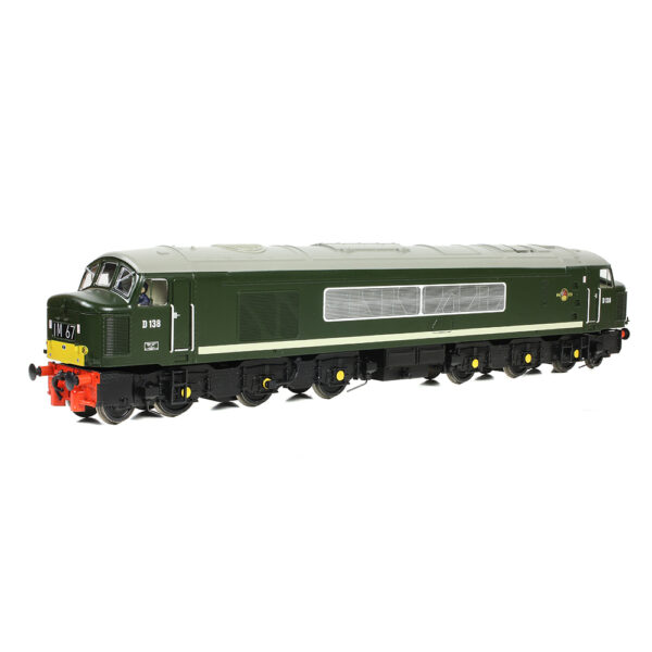 32-702A Bachmann OO Class 46 Centre Headcode D138 BR Green (Small Yellow Panels) - Image 3