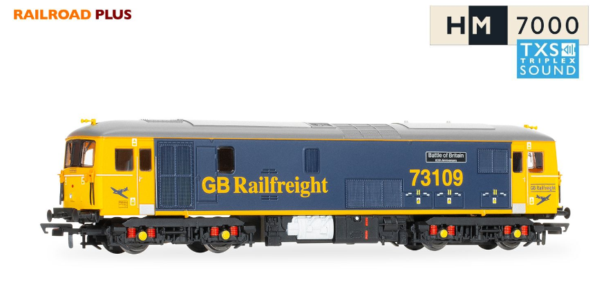 R30176TXS Hornby OO RailRoad Plus GB Railfreight, Class 73, Bo-Bo ...