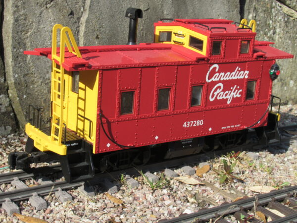 ART-42115 Secondhand G Scale 1:29 Aristocraft Long Caboose - Canadian Pacific