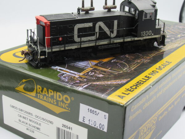 26541 Secondhand Rapido HO GMDD SW1200RS - CN wet noodle scheme - DCC sound