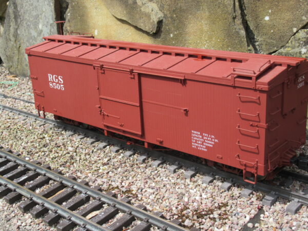 AM31-380 Secondhand 1:20.3 Accucraft Box Car - Rio Grande Southern 8505