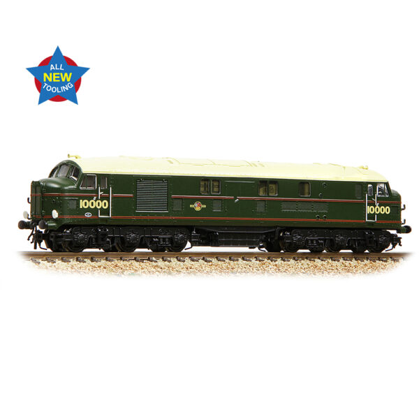 372-916 Graham Farish N gauge LMS 10000 BR Lined Green (Late Crest)