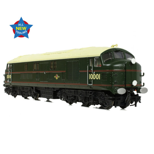 372-917 Graham Farish N gauge LMS 10001 BR Lined Green (Late Crest) - Image 2