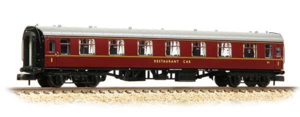 374-808A Graham Farish N gauge BR Mk1 RFO Restaurant First Open BR Maroon