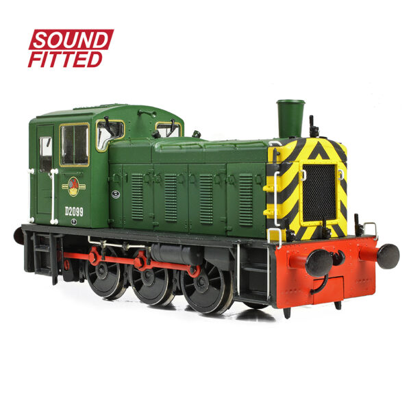 31-364BSF Bachmann OO Class 03 D2099 BR Green (Wasp Stripes) - weathered - DCC and Sound Fitted - Image 5