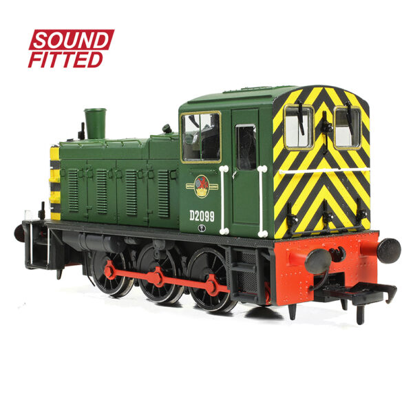 31-364BSF Bachmann OO Class 03 D2099 BR Green (Wasp Stripes) - weathered - DCC and Sound Fitted - Image 6