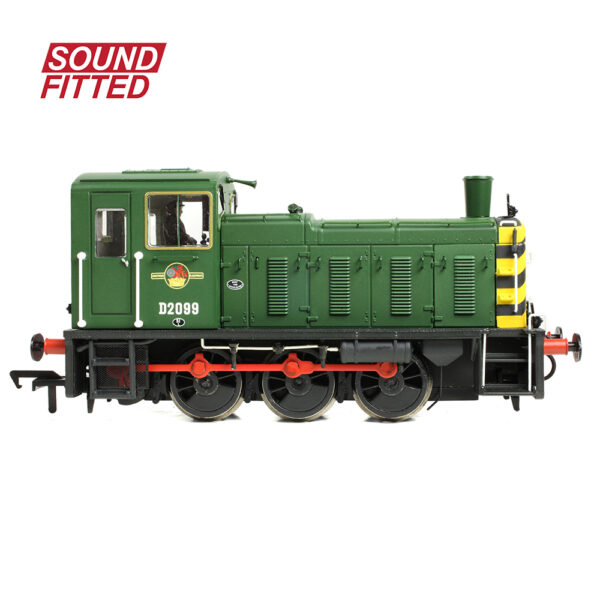 31-364BSF Bachmann OO Class 03 D2099 BR Green (Wasp Stripes) - weathered - DCC and Sound Fitted - Image 7