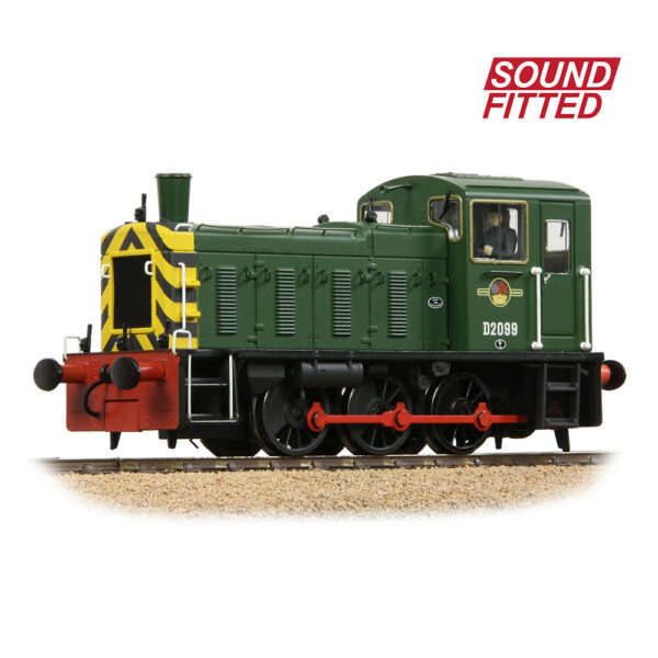 31-364BSF Bachmann OO Class 03 D2099 BR Green (Wasp Stripes) - weathered - DCC and Sound Fitted