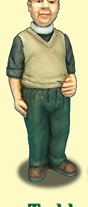 Short Staff "Teddy" - Roundhouse 16mm Figure kit