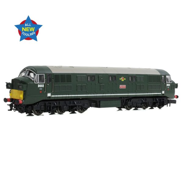 E84525 EFE Rail N gauge Class 41 'Warship' Headcode Box D602 'Bulldog' BR Green (SYP)