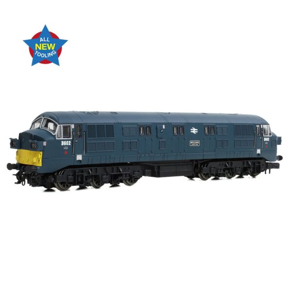 E84524 EFE Rail N gauge Class 41 'Warship' Headcode Box D602 'Bulldog' BR Blue (SYP)