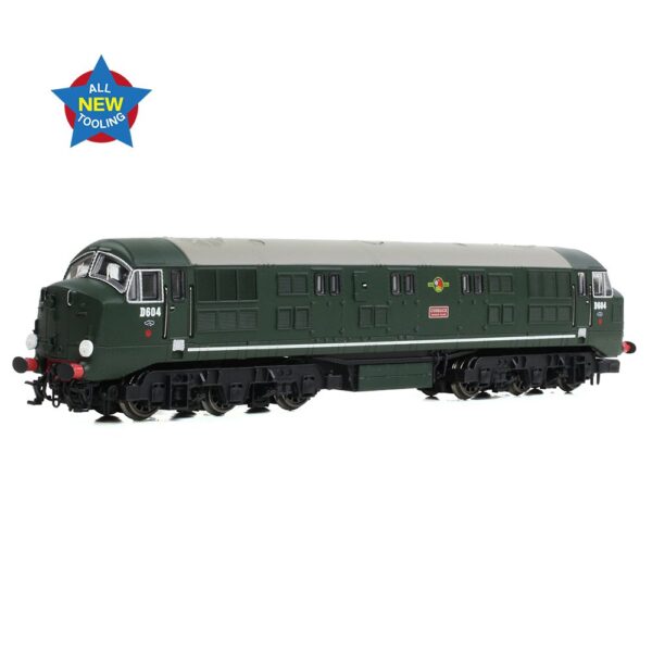E84527 EFE Rail N gauge Class 41 'Warship' Disc Headcode D604 'Cossack' BR Green (L/Crest)