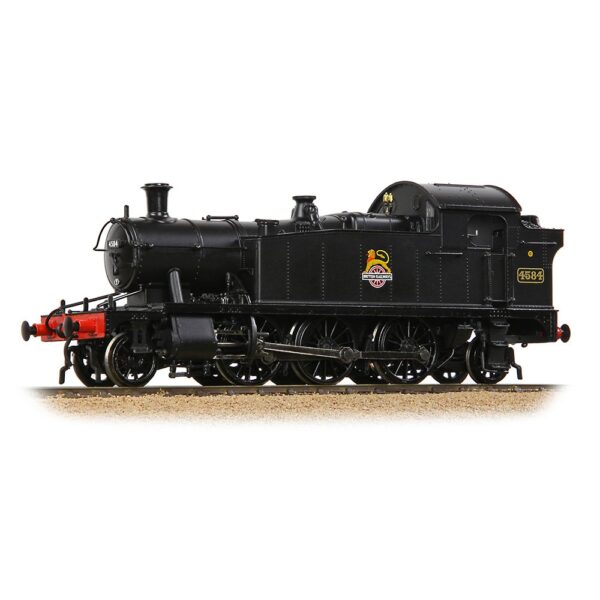 32-137B Bachmann OO GWR 4575 Prairie Tank 4584 BR Black (Early Emblem) - Image 2