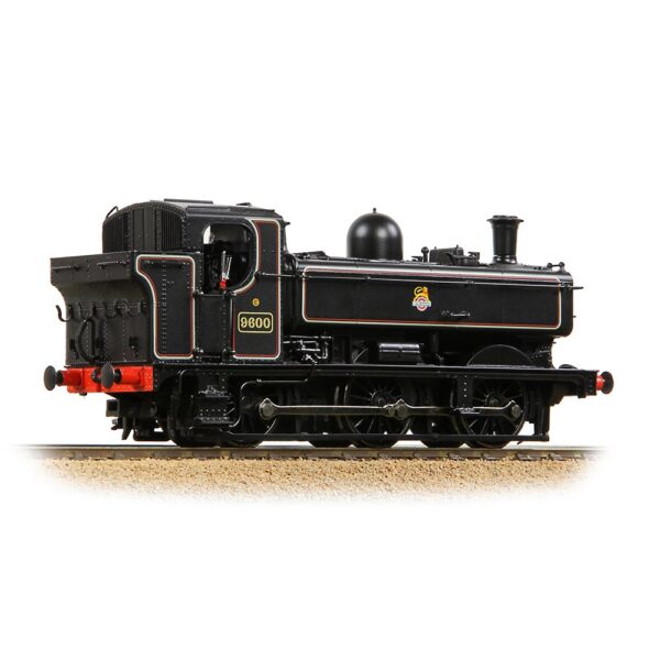 32-205B Bachmann OO GWR 8750 Pannier Tank 9600 BR Lined Black (Early Emblem) - Image 2