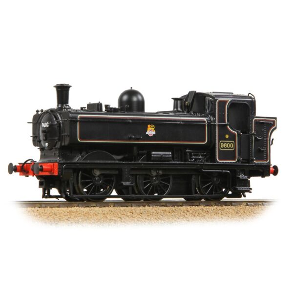 32-205B Bachmann OO GWR 8750 Pannier Tank 9600 BR Lined Black (Early Emblem)