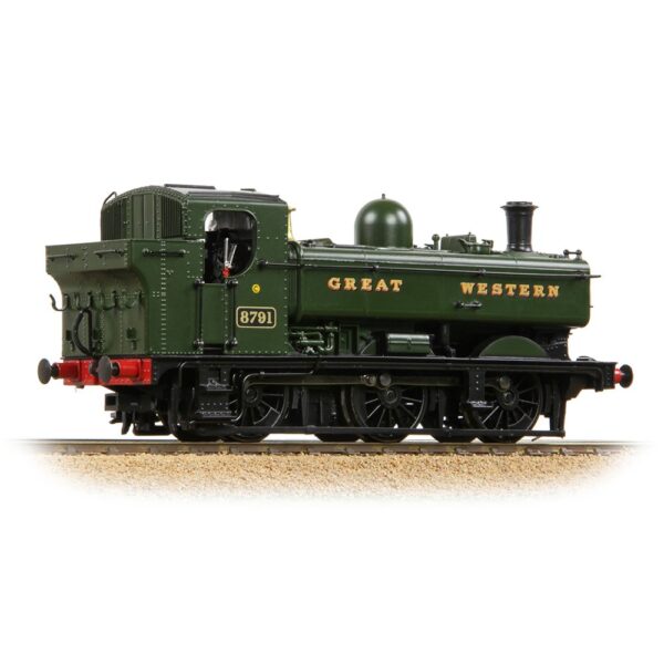 32-204A Bachmann OO GWR 8750 Pannier Tank 8791 GWR Green (Great Western) - Image 2